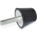 J.W. Winco J.W. Winco Vibration/Shock Absorption Mount, Conical, 1.02" H, 205 Max Load,  253-32-M8-16-55